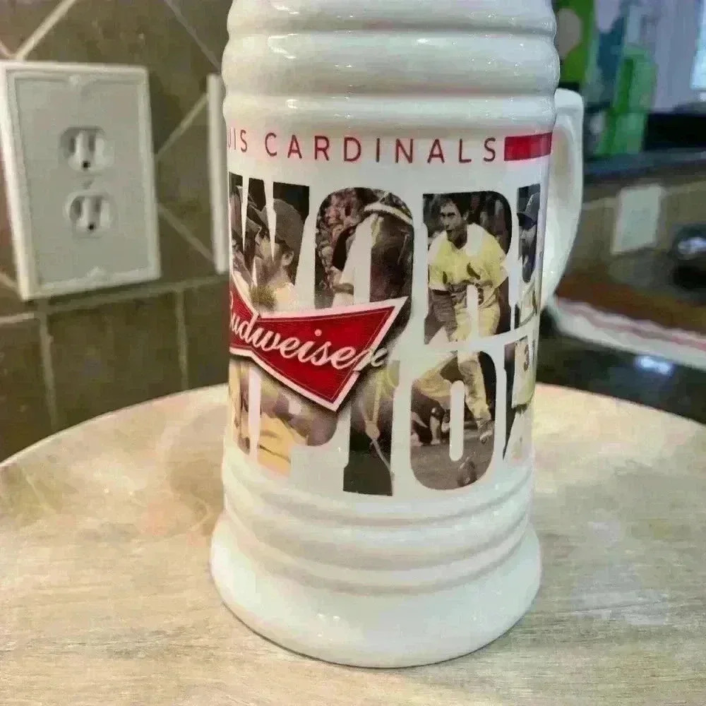 St. Louis Cardinals 2011 Champions, Budweiser, Ceramic Beer Stein - Picture 2 of 8